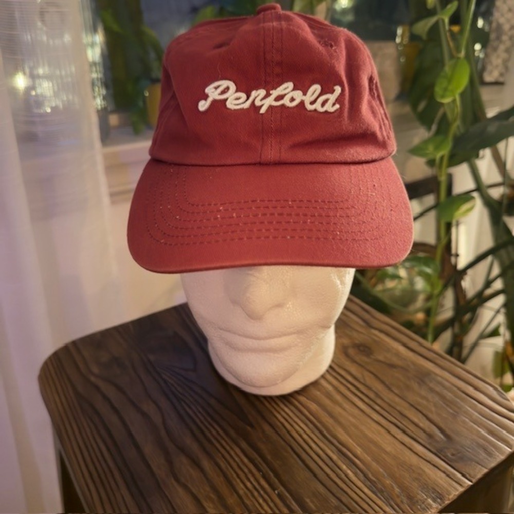 Penfold Maroon Red Baseball Cap Golf Hat Adjustable Strapback Mens